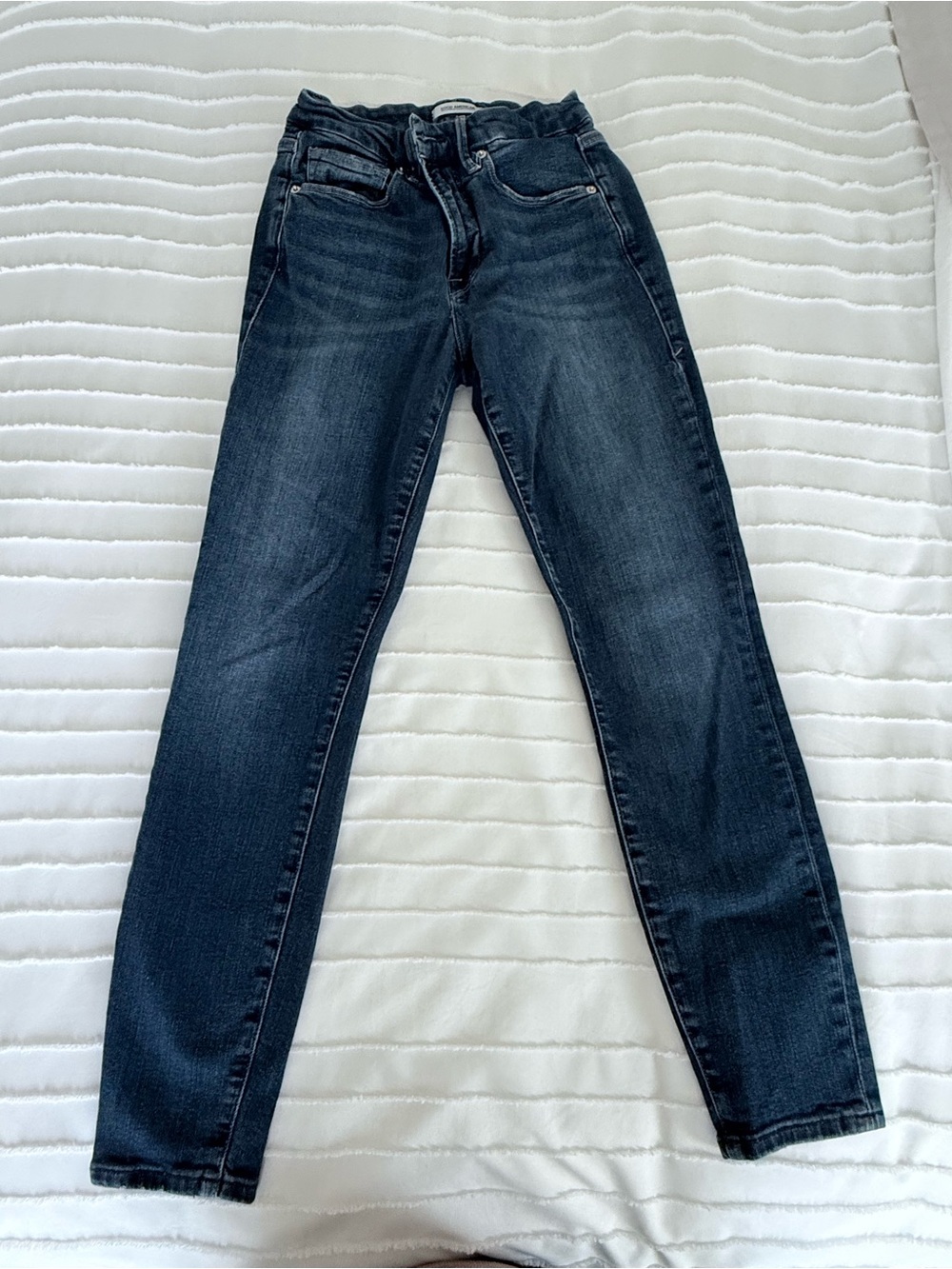 Good American Light Blue Good Legs Crop Denim Jeans